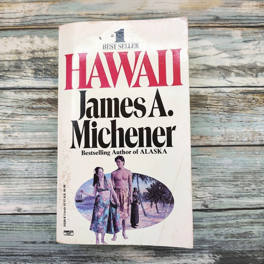 Hawaii by James A‎ Michener Vintage 1992 Paperback PB